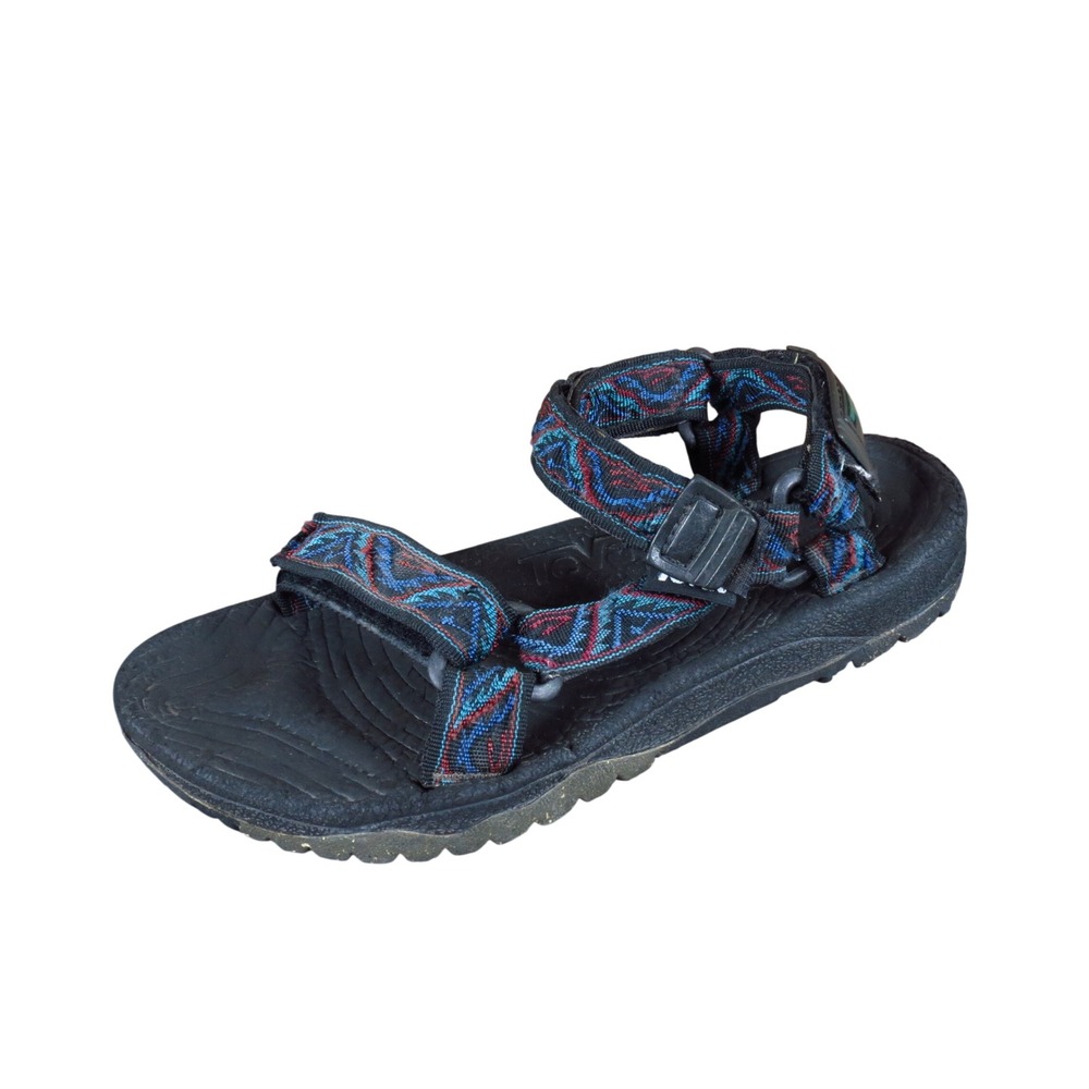 Teva Terradactyl Women 10 Sport Sandals Hiking Outdoor Vintage Black Blue Red